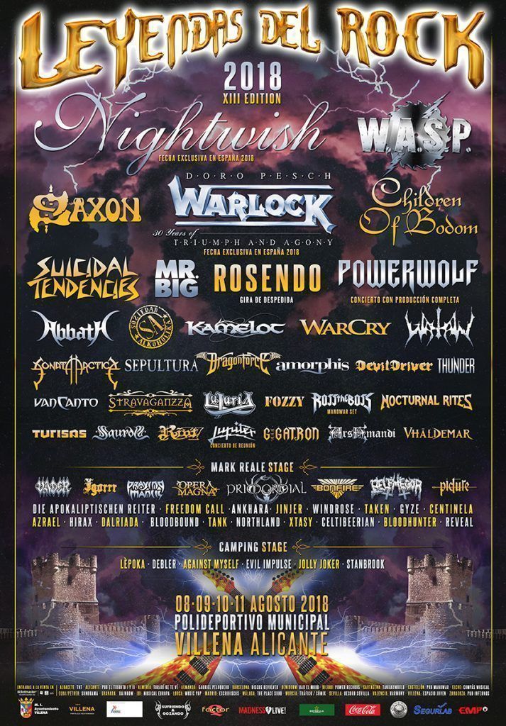 Leyendas del Rock 2026 – XX Aniversario – The Spanish Metal House Since ...