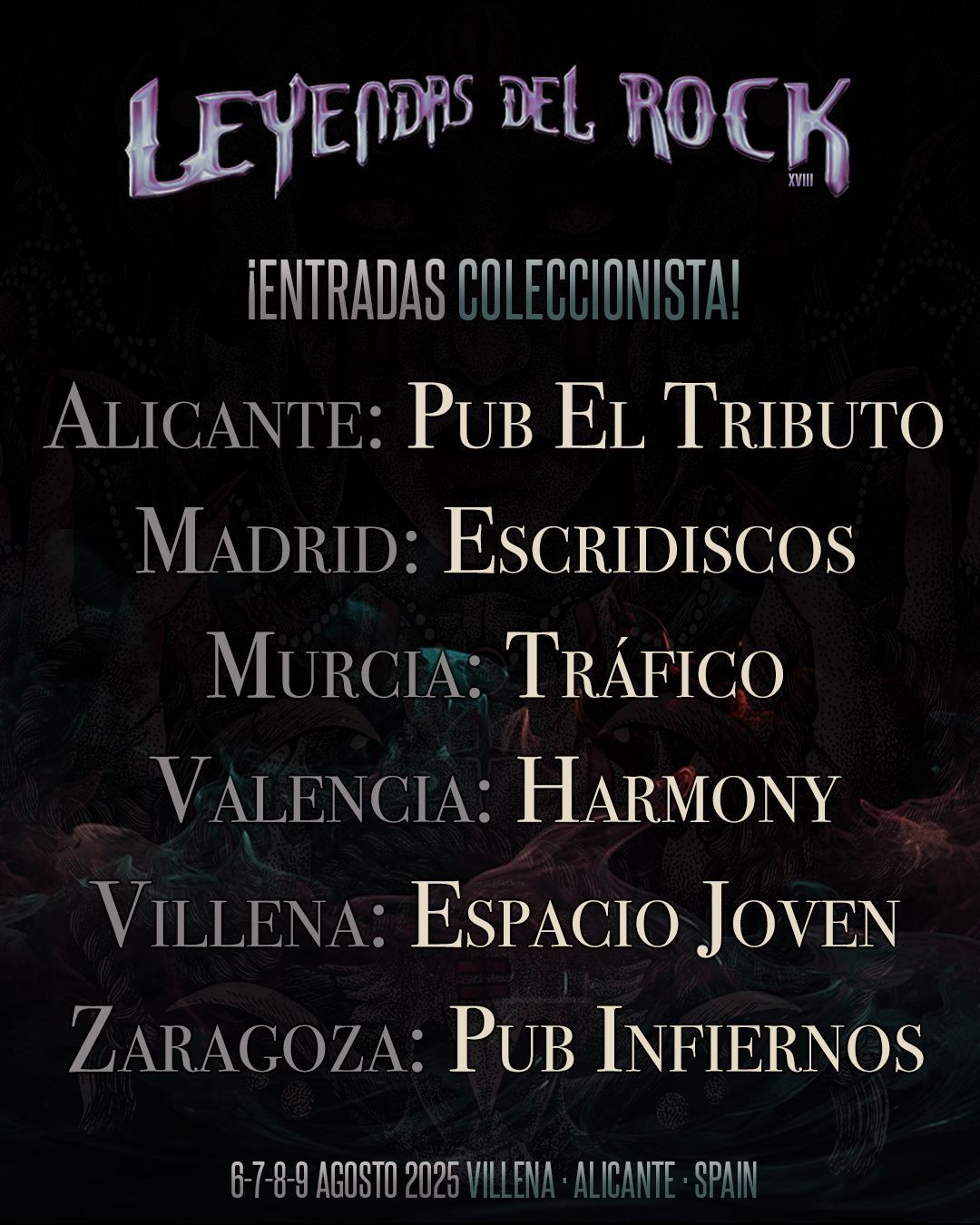 entradas – Leyendas del Rock 2026 – XX Aniversario