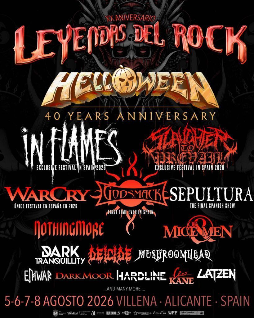 Cartel Leyendas del Rock 2026